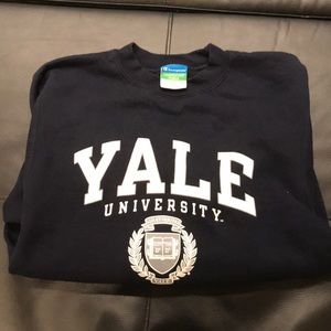 Navy Yale university champion crew neck sweatshirt